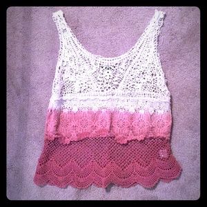 Lace tank top